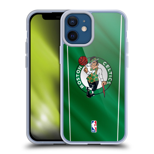 NBA Boston Celtics Vertical Banner Soft Gel Case for Apple iPhone 12 Mini & MagSafe