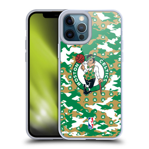 NBA Boston Celtics Camouflage Soft Gel Case for Apple iPhone 12 Pro Max & MagSafe