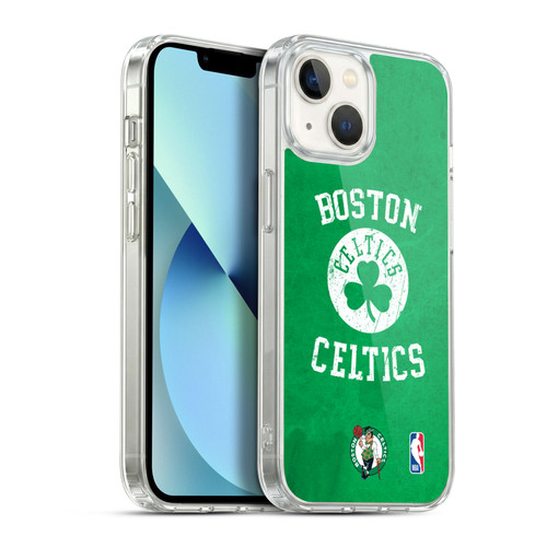 NBA Boston Celtics Distressed Soft Gel Case for Apple iPhone 13