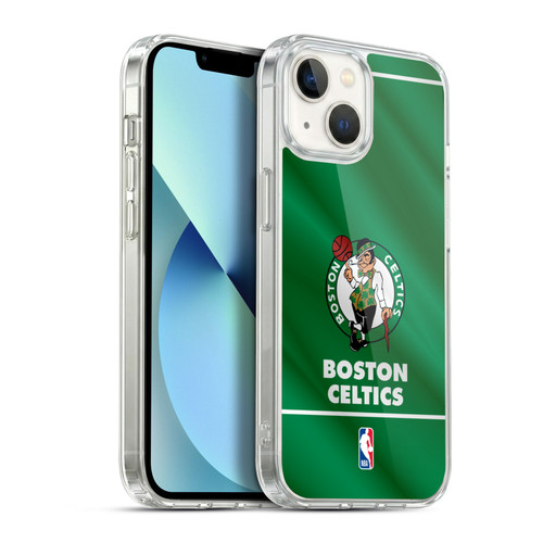 NBA Boston Celtics Horizontal Banner Soft Gel Case for Apple iPhone 13