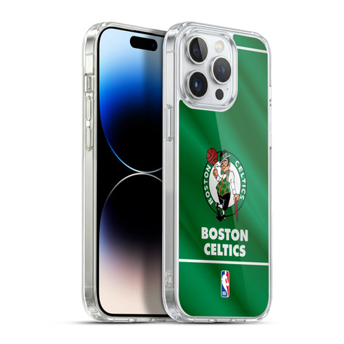 NBA Boston Celtics Horizontal Banner Soft Gel Case for Apple iPhone 13 Pro Max & MagSafe