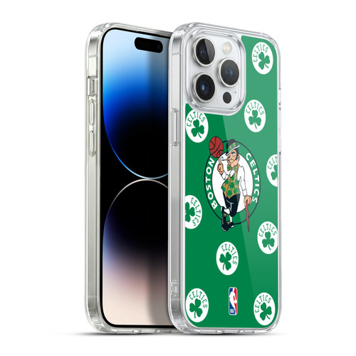 NBA Boston Celtics Patterns Soft Gel Case for Apple iPhone 13 Pro Max & MagSafe