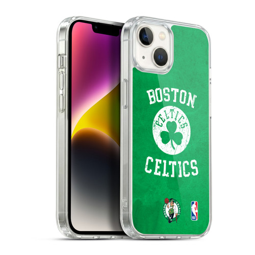 NBA Boston Celtics Distressed Soft Gel Case for Apple iPhone 14 Plus & MagSafe
