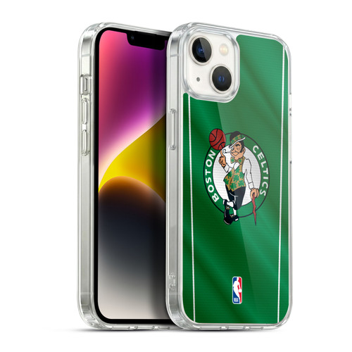 NBA Boston Celtics Vertical Banner Soft Gel Case for Apple iPhone 14 Plus & MagSafe