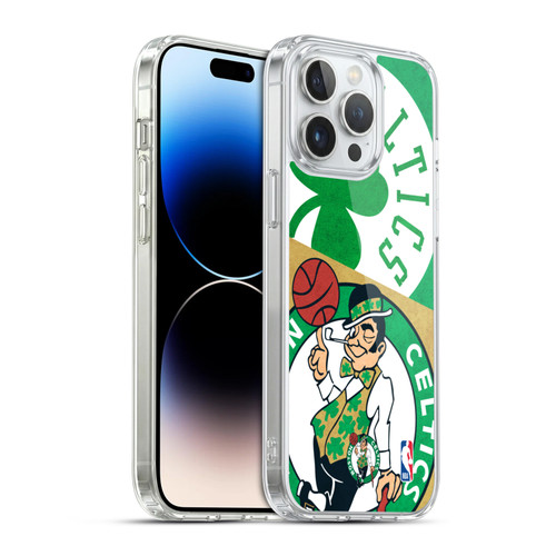 NBA Boston Celtics Half Oversized Soft Gel Case for Apple iPhone 14 Pro Max & MagSafe