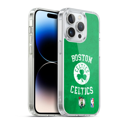 NBA Boston Celtics Distressed Soft Gel Case for Apple iPhone 14 Pro & MagSafe