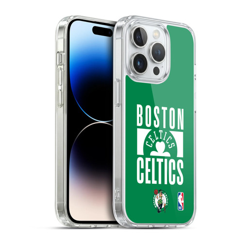 NBA Boston Celtics Typography Soft Gel Case for Apple iPhone 14 Pro & MagSafe