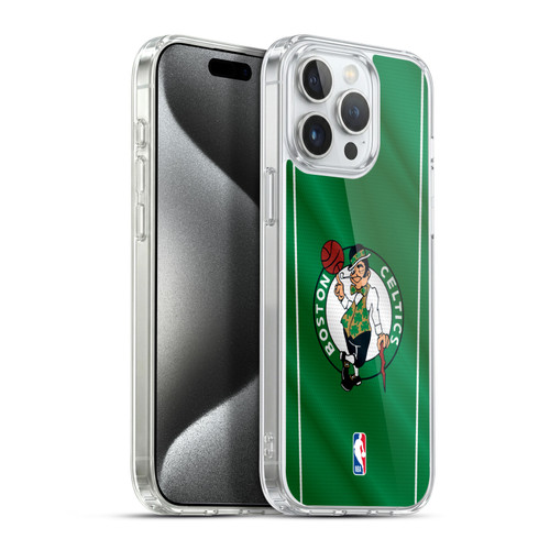 NBA Boston Celtics Vertical Banner Soft Gel Case for Apple iPhone 15 Pro Max & MagSafe