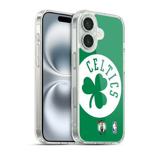 NBA Boston Celtics Oversized Soft Gel Case for Apple iPhone 16 & MagSafe