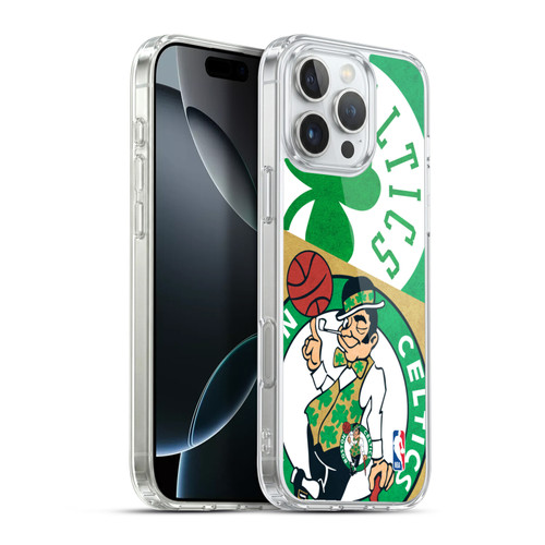 NBA Boston Celtics Half Oversized Soft Gel Case for Apple iPhone 16 Pro Max & MagSafe