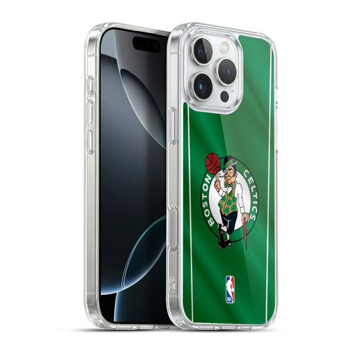 NBA Boston Celtics Vertical Banner Soft Gel Case for Apple iPhone 16 Pro Max & MagSafe