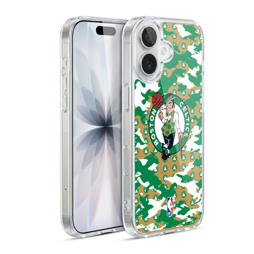 NBA Boston Celtics Camouflage Soft Gel Case for Apple iPhone 17