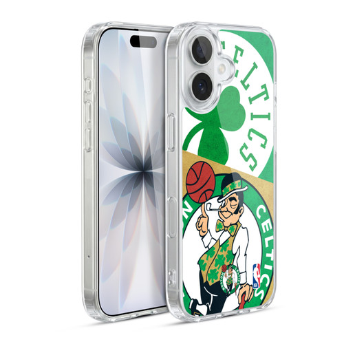 NBA Boston Celtics Half Oversized Soft Gel Case for Apple iPhone 17