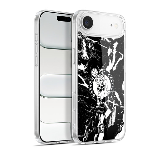 NBA Boston Celtics Black Marble Soft Gel Case for Apple iPhone 17 Air