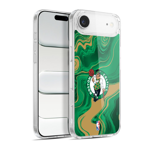 NBA Boston Celtics Marble Agates Soft Gel Case for Apple iPhone 17 Air