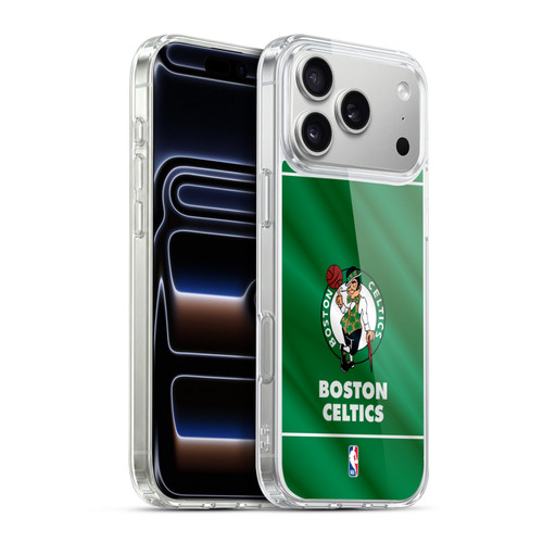 NBA Boston Celtics Horizontal Banner Soft Gel Case for Apple iPhone 17 Pro Max