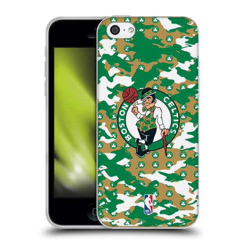 NBA Boston Celtics Camouflage Soft Gel Case for Apple iPhone 5c