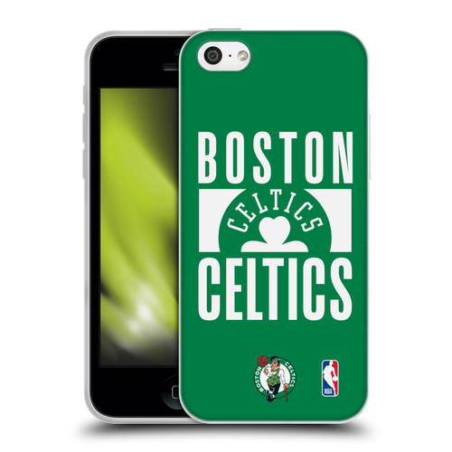NBA Boston Celtics Typography Soft Gel Case for Apple iPhone 5c