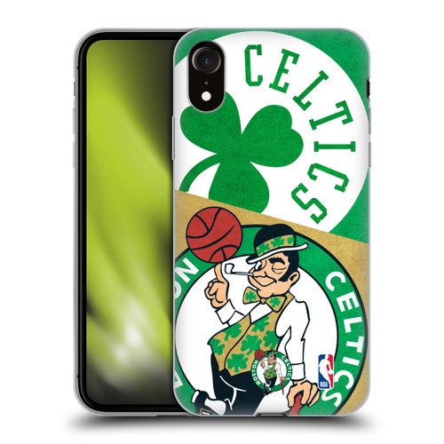 NBA Boston Celtics Half Oversized Soft Gel Case for Apple iPhone XR