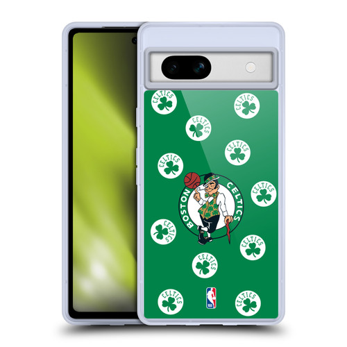 NBA Boston Celtics Patterns Soft Gel Case for Google Pixel 7a