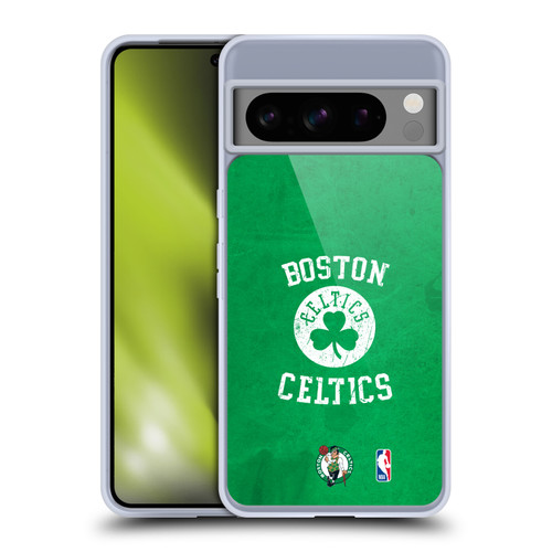 NBA Boston Celtics Distressed Soft Gel Case for Google Pixel 8 Pro