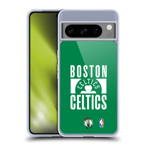 NBA Boston Celtics Typography Soft Gel Case for Google Pixel 8 Pro