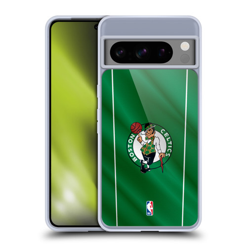 NBA Boston Celtics Vertical Banner Soft Gel Case for Google Pixel 8 Pro