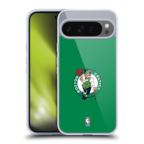 NBA Boston Celtics Plain Soft Gel Case for Google Pixel 9 Pro XL