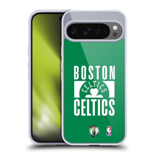 NBA Boston Celtics Typography Soft Gel Case for Google Pixel 9 Pro XL