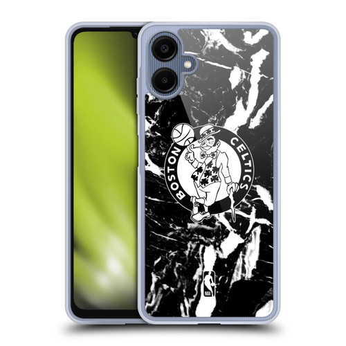 NBA Boston Celtics Black Marble Soft Gel Case for Samsung Galaxy A06 4G / 5G