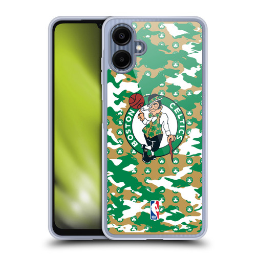 NBA Boston Celtics Camouflage Soft Gel Case for Samsung Galaxy A06 4G / 5G