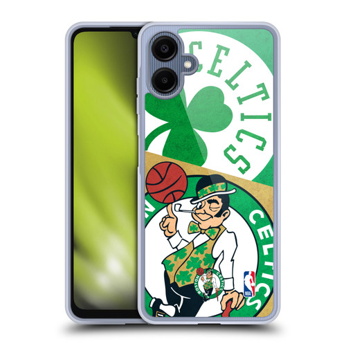 NBA Boston Celtics Half Oversized Soft Gel Case for Samsung Galaxy A06 4G / 5G