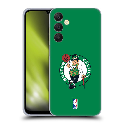 NBA Boston Celtics Plain Soft Gel Case for Samsung Galaxy A25 5G