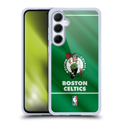 NBA Boston Celtics Horizontal Banner Soft Gel Case for Samsung Galaxy A55 5G