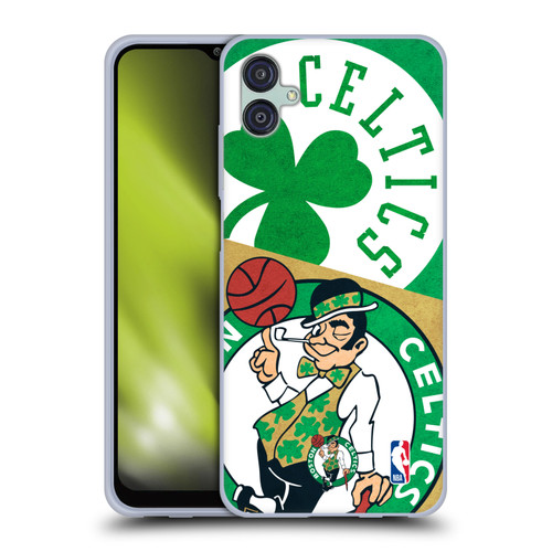 NBA Boston Celtics Half Oversized Soft Gel Case for Samsung Galaxy M04 5G / A04e