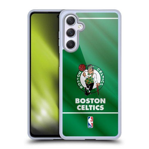 NBA Boston Celtics Horizontal Banner Soft Gel Case for Samsung Galaxy M54 5G