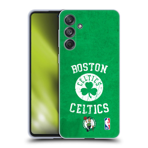 NBA Boston Celtics Distressed Soft Gel Case for Samsung Galaxy M55 5G