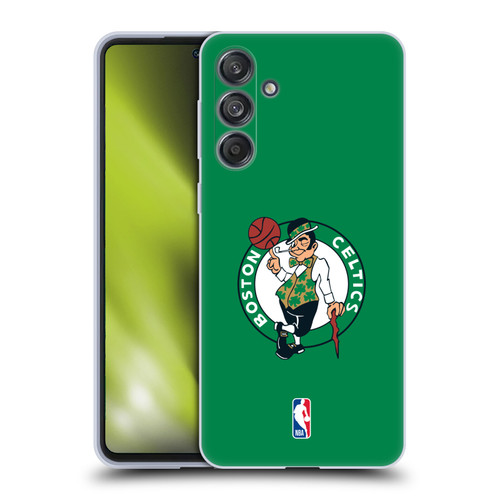 NBA Boston Celtics Plain Soft Gel Case for Samsung Galaxy M55 5G