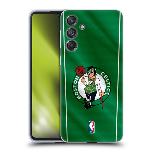 NBA Boston Celtics Vertical Banner Soft Gel Case for Samsung Galaxy M55 5G