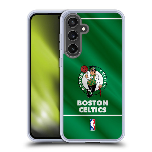 NBA Boston Celtics Horizontal Banner Soft Gel Case for Samsung Galaxy S24 FE & MagSafe