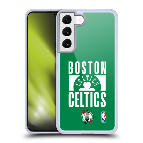 NBA Boston Celtics Typography Soft Gel Case for Samsung Galaxy S22 5G & MagSafe