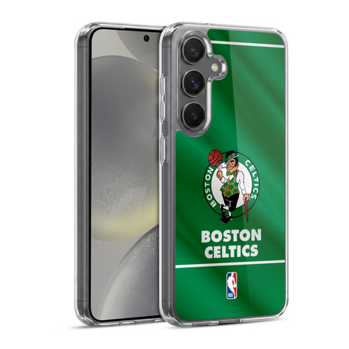 NBA Boston Celtics Horizontal Banner Soft Gel Case for Samsung Galaxy S24 5G & MagSafe