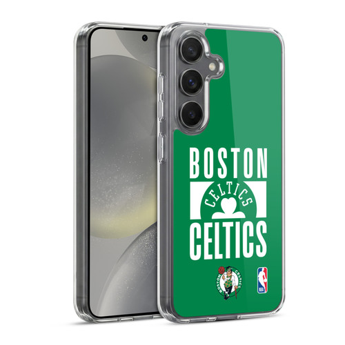 NBA Boston Celtics Typography Soft Gel Case for Samsung Galaxy S24 5G & MagSafe