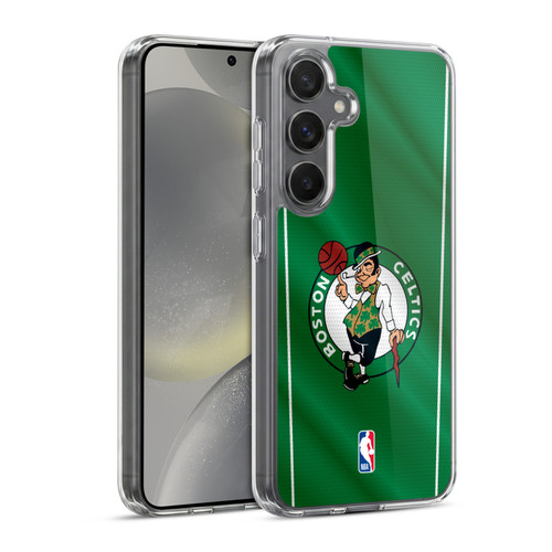 NBA Boston Celtics Vertical Banner Soft Gel Case for Samsung Galaxy S24 5G & MagSafe