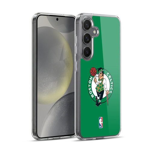NBA Boston Celtics Plain Soft Gel Case for Samsung Galaxy S24+ 5G & MagSafe