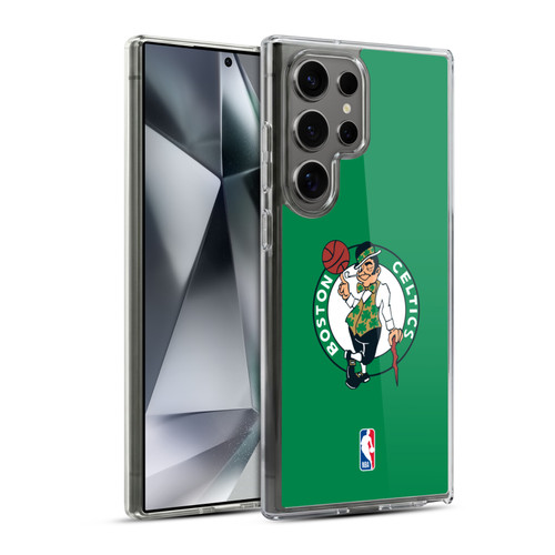 NBA Boston Celtics Plain Soft Gel Case for Samsung Galaxy S24 Ultra 5G & MagSafe