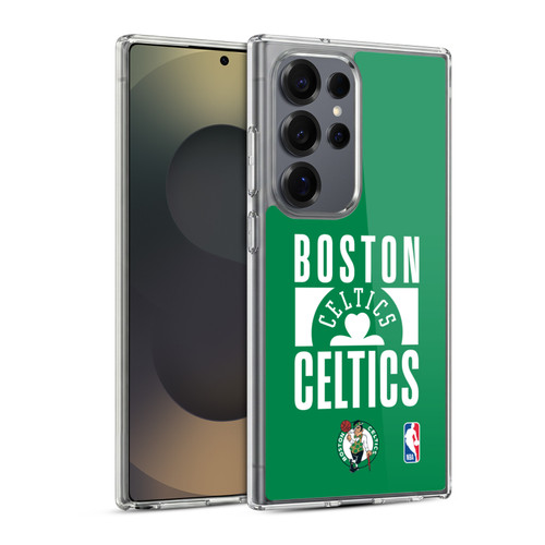 NBA Boston Celtics Typography Soft Gel Case for Samsung Galaxy S25 Ultra & MagSafe