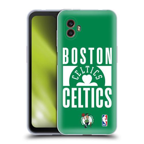 NBA Boston Celtics Typography Soft Gel Case for Samsung Galaxy Xcover6 Pro/Pro2