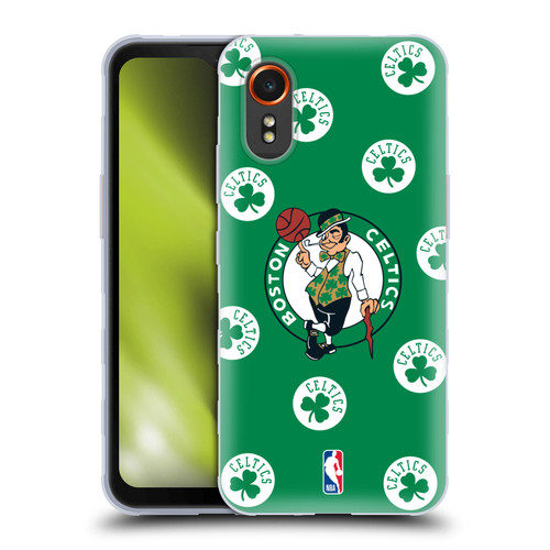 NBA Boston Celtics Patterns Soft Gel Case for Samsung Galaxy Xcover7 5G