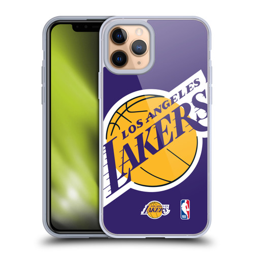 NBA Los Angeles Lakers Oversized Soft Gel Case for Apple iPhone 11 Pro & MagSafe